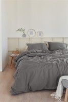Постельное бельё Beddinghouse Care Organic Basic Grey 200x200/220cm (219587) фото №3 — интернет-магазин Desire.md
