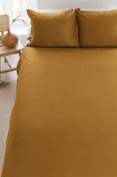 Lenjerie de pat Beddinghouse Care Organic Basic Ochre 140x200/220cm (219516) imaginea #5 — magazin online Desire.md