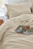 Lenjerie de pat Beddinghouse Care Organic Basic Sand 140x200/220cm (219566) imaginea #4 — magazin online Desire.md