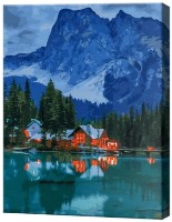 Картина по номерам Art Gallery Premium Домик в горах GX39370 фото №1 — интернет-магазин Desire.md