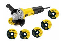 Углошлифовальная машина Stanley STGS9125D фото №2 — интернет-магазин Desire.md