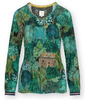 Cămașă damă Pip Studio Trice Jardin de Noche Blue L (51.511.684)