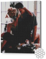 Алмазная картина по номерам Art Gallery Premium Жаркий обед XQB77585 фото №1 — интернет-магазин Desire.md