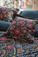 Perna decorativa Pip Studio Ricamo Square Cushion Dark Blue (279106) imaginea #2 — magazin online Desire.md