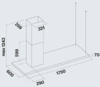 Вытяжка Falmec Elle IS.175 (CEQI75.E0P2#ZZZH490F) фото №4 — интернет-магазин Desire.md