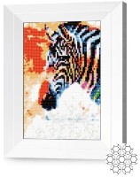 Pictura cu diamante după numere Art Gallery Premium Zebră JS25434