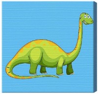 Tablou pe numere Art Gallery Premium Brachiosaurus verde BX2797