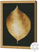 Алмазная картина по номерам Art Gallery Premium Золотой лист QB206067 фото №1 — интернет-магазин Desire.md