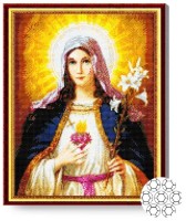 Pictura cu diamante după numere Art Gallery Premium Icoană Fecioarei Maria GA70940 imaginea #1 — magazin online Desire.md