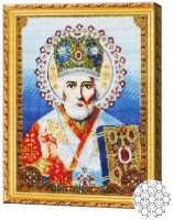 Pictura cu diamante după numere Art Gallery Premium Icoană lui Sf. Nicolae GA79877