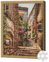 Pictura cu diamante după numere Art Gallery Premium Orășel istoric QB206398 imaginea #1 — magazin online Desire.md