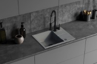 Chiuvetă de bucătărie Backer Nona Solo 56x44 Grey imaginea #2 — magazin online Desire.md