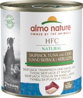 Hrană umedă pentru câini Almo Nature HFC Natural Tuna & Cod 290g