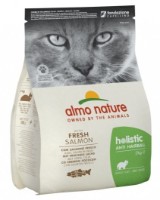 Сухой корм для кошек Almo Nature Holistic Anti Hairball Salmon 2kg