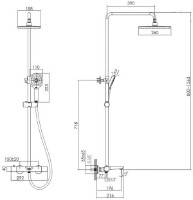 Set pentru duș Imprese Bilovec t048S00910SQ imaginea #2 — magazin online Desire.md