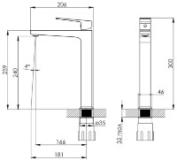 Baterie lavoar Imprese Violik f03510801AB imaginea #2 — magazin online Desire.md