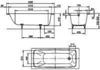 Cadă de baie Kaldewei Cayono Duo 747 imaginea #3 — magazin online Desire.md