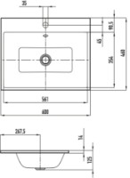 Lavoar Kaldewei Puro 3151 imaginea #3 — magazin online Desire.md