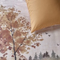 Lenjerie de pat Riviera Maison Aurelia Brown 200x200/220cm (325956) imaginea #3 — magazin online Desire.md