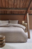 Lenjerie de pat Riviera Maison Chevron Brown 200x200/220cm (326055) imaginea #5 — magazin online Desire.md