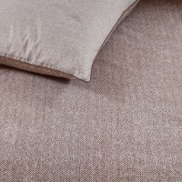 Lenjerie de pat Riviera Maison Chevron Brown 200x200/220cm (326055) imaginea #3 — magazin online Desire.md