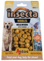 Snackuri pentru câini Antos Insecta Nibbles Mealworm & Pumpkin 100g (20090)