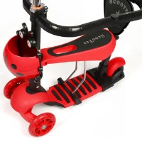 Самокат China 5in1 0077-3 Red фото №6 — интернет-магазин Desire.md