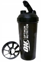 Шейкер для спортивного питания Optimum Nutrition Black 700ml фото №1 — интернет-магазин Desire.md