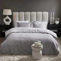 Lenjerie de pat Riviera Maison Chevron Grey 200x200/220cm (326010) imaginea #5 — magazin online Desire.md