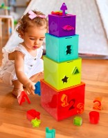Сортер Battat Lock & Learn Activity Cubes (BT2751Z) фото №2 — интернет-магазин Desire.md
