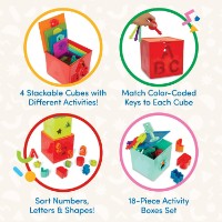 Сортер Battat Lock & Learn Activity Cubes (BT2751Z) фото №4 — интернет-магазин Desire.md