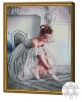 Алмазная картина по номерам Art Gallery Premium Маленькая принцесса QB204802