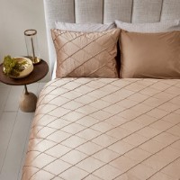 Lenjerie de pat Riviera Maison Diamond Sand 140x200/220cm (326036) imaginea #2 — magazin online Desire.md