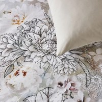 Lenjerie de pat Riviera Maison Flourish Sand 140x200/220cm (325946) imaginea #3 — magazin online Desire.md