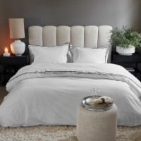 Lenjerie de pat Riviera Maison Salute White 240x200/220cm (325939) imaginea #3 — magazin online Desire.md