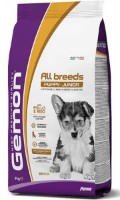 Hrană uscată pentru câini Monge Superpremium Gemon All Breeds Medium Puppy & Junior Chicken & Rice 3kg