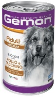 Hrană umedă pentru câini Monge Superpremium Gemon Medium Adult Chicken & Turkey 1250g