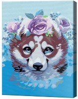 Картина по номерам Art Gallery Premium Милая хаски CX4954 фото №1 — интернет-магазин Desire.md