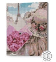 Pictura cu diamante după numere Art Gallery Premium Fashionista la Paris XQB80197 imaginea #1 — magazin online Desire.md