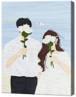 Tablou pe numere Art Gallery Premium Tineri îndrăgostiți EX7730