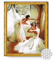 Pictura cu diamante după numere Art Gallery Premium Balerine gingașe GA82556