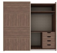 Dulap cu uşi glisante Dogtas Gold 3200358426 Walnut imaginea #5 — magazin online Desire.md
