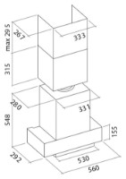 Вытяжка Falmec Gruppo Incasso NRS Plus 50 (CGIW50.E27P2#EUI490F) фото №4 — интернет-магазин Desire.md
