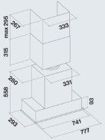Вытяжка Falmec Gruppo Incasso NRS Plus 50 (CGIW70.E27P2#EUI490F) фото №4 — интернет-магазин Desire.md