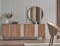 Oglindă Dogtas Likya 3200385430 Walnut/Gold imaginea #2 — magazin online Desire.md