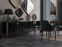 Комод Dogtas Logan 3200378935/3200378937 Black/Walnut фото №2 — интернет-магазин Desire.md