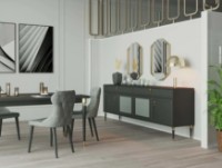 Comodă Dogtas Lorenta 3200385206 Anthracite/Gold imaginea #2 — magazin online Desire.md