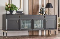 Comodă Dogtas Lorenta 3200385206 Anthracite/Gold imaginea #3 — magazin online Desire.md