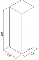 Вытяжка Falmec Mira 40 Black 800 (CMWN40.E1P2#ZZZN491F) фото №3 — интернет-магазин Desire.md
