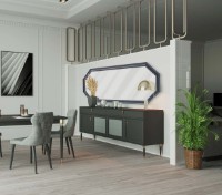 Oglindă Dogtas Lorenta 3200385207 Anthracite imaginea #3 — magazin online Desire.md